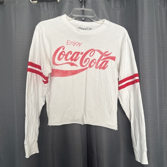 Coca-Cola long sleeve crop top - Picture 1 of 3
